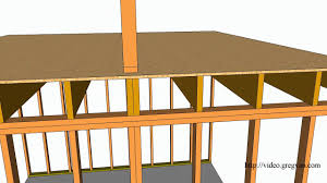 2 story garage with full steps. Six Examples Of How Second Story Walls Are Supported Structural Framing And Engineering Youtube