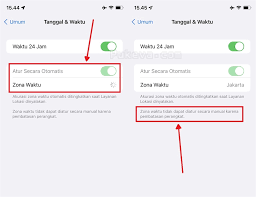 Cara Mengatasi Zona Waktu Time Zone IPhone Tidak Bisa Diganti