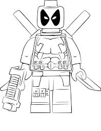 Lego Deadpool Coloring Pages Coloring Deadpool Pages Legocharacters In 2020 Lego Coloring Lego Coloring Pages Marvel Coloring