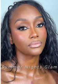 Summer Night Glam Vibes. Sultry, dewy and bronzed ft. this gorgeous doll  @Saint Trisha MUA