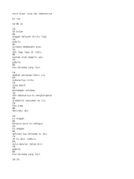 Oh bulan enggan melayan diriku lagi pabila airmata membasahi pipi dah lagu lagu di radio seolah olah. Kord Gitar Yuna Dan Sebenarnya By Joe