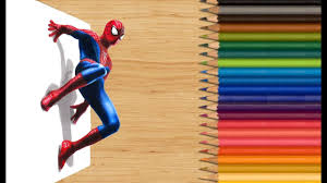 Discover (and save!) your own pins on pinterest Spiderman Drawing Color At Paintingvalley Com Explore Collection Of Spiderman Drawing Color