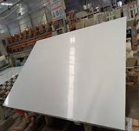 China Engineered Pure White Artificial Stone Marble Slab For ...