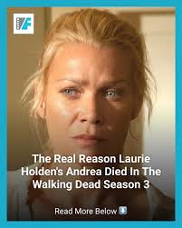 Andrea was a core part of the Walking Dead comics almost up to the very  end, but the TV show killed Laurie Holden's character off in season 3.
