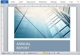 Top 10 Free Microsoft Office Templates Cover Page Template Annual Report Report Template