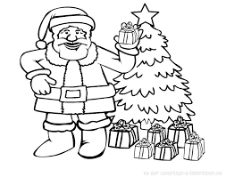 Ce dessin a été mis à la disposition des internautes le 07 février 2106. Santa Claus 104746 Characters Printable Coloring Pages
