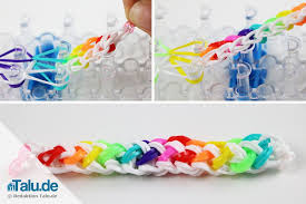 Gummibänder, die unter spannung stehen, können große kraft entwickeln. Rainbow Loom Bander Diy Anleitung Talu De