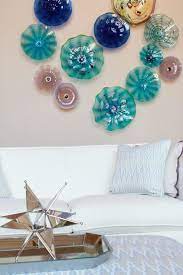 Wall Candy Dish Up Colorful Glass Art Plates Glass Wall Art Blown Glass Wall Art Wall Candy