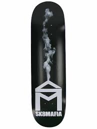 Blue is one of the best exterior paint colors. Sk8 Mafia House Logo Smoke 8 25 Skateboard Deck Bei Blue Tomato Kaufen