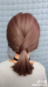 6 Seconds Beautiful Ponytail Easy Tutorial Video Short Hair Tutorial Short Hair Braids Tutorial Short Hair Styles Easy