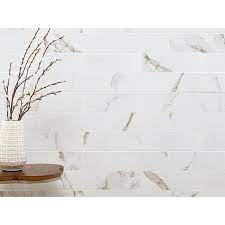 Calacatta Bianco Polished Porcelain Tile In 2021 Polished Porcelain Tiles Porcelain Tile Calacatta