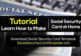 For making a social security card, you need your name, standardized savings number, card issue date, and your mark. How To Make Fake Social Security Card Ssc Generator Social Security Card Template Free Business Card Templates Social Security Card