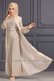Modaselvim Tulum Sifon Yelekli Abiye Tulum Ah3338 Gold The Dress Elbiseler Aksam Elbiseleri