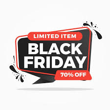 black friday sale background banners premium vector black