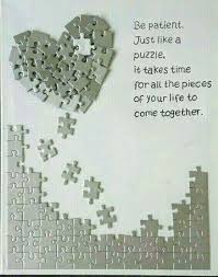 How Fitting Since We Ve Started Putting Together Puzzles Puzzle Crafts Puzzle Piece Crafts Puzzle Piece Art