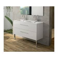 Composez comme vous êtes ! 3080404 Aquance Meuble Sous Plan Media 2 Tiroirs Blanc Brillant