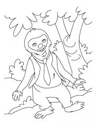 Sloth coloring page from sloths category. Sloth Coloring Pages Coloring Home