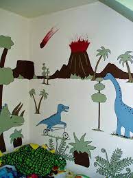 Dinosaur Mural For 3 Year Old Boy Www Charlottedesigns Co Uk 4 Year Old Boy Bedroom Dinasour Bedroom Ideas Boy Rooms Mural
