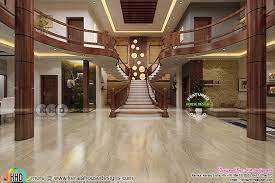 Stunning Wooden Bifurcated Stair Design House Styles Stairs Design House Styling Interior