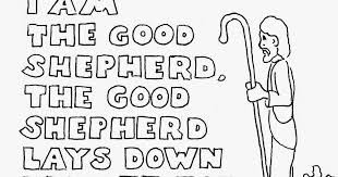 I am the good shepherd. ( drv, new marian missal) teach the parable of the good shepherd in sunday school or bible class. Coloring Pages For Kids By Mr Adron I Am The Good Shepherd Free Bible Verse Coloring Page