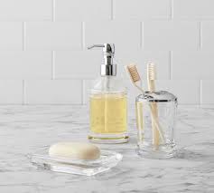 Buy blue bathroom accessories and get the best deals at the lowest prices on ebay! Classic Handcrafted Glass Bathroom Accessories Pottery Barn