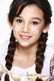 Girl for June festival stock image. Image of texture