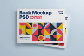 Download Horizontal Book Cover Mockup Set In 2020 Book Cover Mockup Book Cover Book Texture PSD Mockup Templates