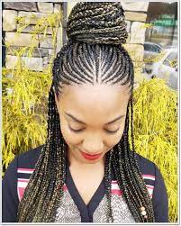 70 Chic And Trendy Tribal Braids For Your Inner Goddess Single Braids Half Cornrows Cornrows