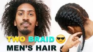 Maybe you would like to learn more about one of these? Two Braid Men Tutorial Mens Curly Hair Girlfriend Does Hair Dutch Braid And Fishtail Youtube