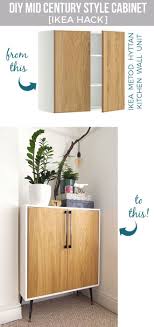 Diy Cabinet Ikea Hack Cabinet Diy Hack Ikea Midcentury Fabrication Meuble Placard Cuisine Relooking Meuble