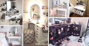 These diy makeup vanity and mirror ideas are the perfect storage solutions for your skincare and cosmetics. 15 Super Cool Vanity Ideas For Small Bedrooms Decor Home Ideas