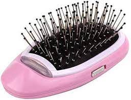 Use the flat side to smooth and the rounded corners to create volume. Ionic Hair Brush Portable Electric Hairbrush Anti Static Magic Negative Ion Hair Massage Comb No More Frizz Hair Styler Price In India Buy Ionic Hair Brush Portable Electric Hairbrush Anti
