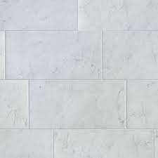 The accent band is stainless steel. Style Selections Futuro White 12 In X 24 In Glazed Porcelain Marble Look Floor And Wall Tile In The Tile Department At Lowes Com