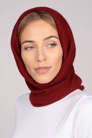 Scalda collo 100% cashmere color Bordeaux