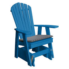 Outdoor Radionic Hi Tech Newport Recycled Plastic Patio Adirondack Chair Glider Blue Plasticpa Plastic Adirondack Chairs Adirondack Chairs Patio Gliding Chair