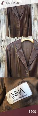 Anna Piazza Pitti Firenze Vintage Leather Jacket L Vintage Leather Jacket Leather Jacket Jackets