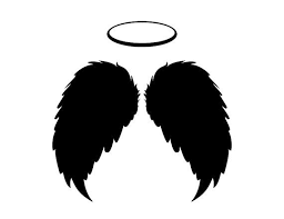 Angel Wings Images Black And White Angel Wings Halo Black Feathers Flying Instant Download Etsy In 2020 Angel Wings Halo Black Angel Wings Black Angels