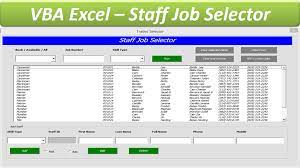 Apply to analyst, management analyst, human resources specialist and more! Staff Job Allocator Database Excel Userform Database Online Pc Learning