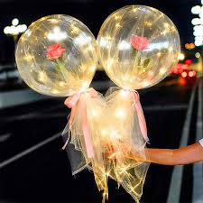 Order beautiful flowers in lewisburg from stein's flowers & gifts inc. Led Luminous Balloon Rose Bouquet 3pc Beige Led Light Up Balloons With Flowers Romantic Gifts For Girlfriend Light Transparent Balloons With Luminous Bouquet Diy Set For Birthday Valentines Day Candles Holders Home