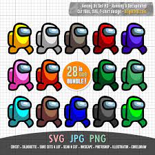 Among Us Set 3 Character Running And Decapitated All Colors Svg Origin Svg Art Character Running Among Us Character Among Us