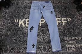 I have bought jeans from madebygu and godmaker and the quality is great, but expensive. Find Chrome Hearts Cross Jeans Wechat Nbhdxiaolei88888 15oz Apparently Album On Imgur