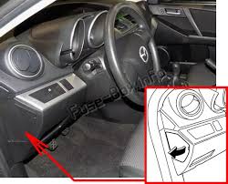 Car radio accessory switched 12v+ wire: Fuse Box Diagram Mazda 3 Bl 2010 2013