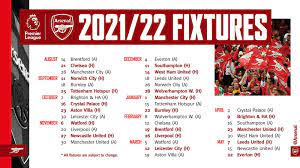 To view information about the former tournaments, specify or select the season you want. Arsenal S 2021 22 Premier League Fixtures Released Premier League News Arsenal Com