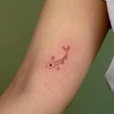 Black salamander silhouette symbol tattoo design. 25 Awesome Koi Fish Tattoo Designs For Men