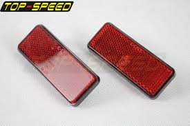 Details About 5mm Thread Plastic Red Warning Reflector For Car Atv Dirt Bike Trailer Universal