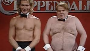 Stern brought up that the chippendales sketch — which featured farley and the late patrick swayze dueling for a spot in the male striptease show — has come under fire in recent years for. Chris Farley Got Kicked Out Of A Strip Club For Getting Naked On Stage