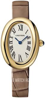 Video review of the beautiful cartier baignoire ladies watch, in full 18kt rose gold, with two rose of diamonds around the bezel and a inverted diamond in. Wgba0007 Cartier Baignoire Thewatchagency