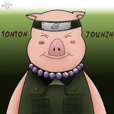Tonton Even The Pig Becomes Chunin Before Naruto Anime Naruto Naruto Shippuden