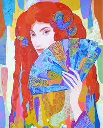 About press copyright contact us creators advertise developers terms privacy policy & safety how youtube works test new features press copyright contact us creators. Aesthetic Woman With Red Hair Paint By Number Numpaint Paint By Numbers