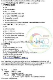 Maybe you would like to learn more about one of these? Lowongan Kerja Indomaret Pangandaran Terbaru Juli 2019 Lowongan Kerja Terbaru Tahun 2020 Informasi Rekrutmen Cpns Pppk 2020